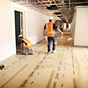 Non-Slip Construction Floor Protection - Stay Put® - Trimaco