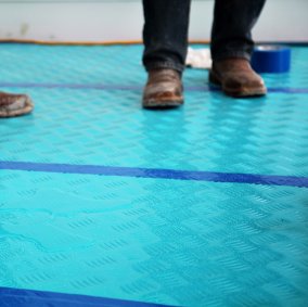 Aqua Shield PE-Coated Flooring Seam Tape Image 1