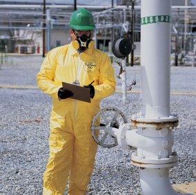Yellow DuPont™ TyChem® 2000 Coveralls Image 1