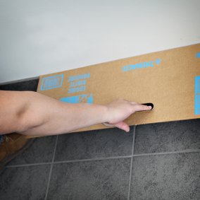 Cardboard Paint Spray Shield Image 1