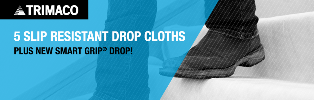 slip-resistant drop cloths