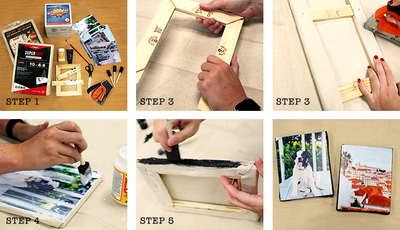 DIY Canvas Photo Prints - Six Simple Steps - Trimaco